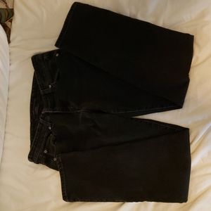 Levi's Original Mid Rise Black Skinny Jeans 30 x 30